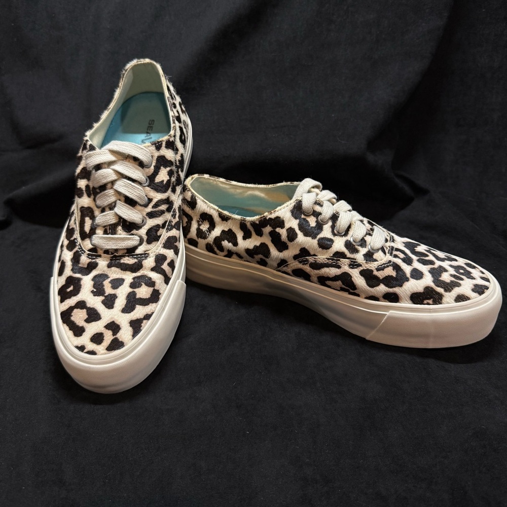 SeaVees Cowhide Leopard Print Sneakers
